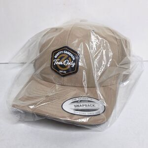 Scotty Cameron Tour Only Flexfit Retro Trucker Hat Khaki Snap Back Cap - NEW